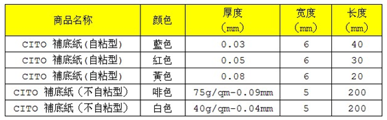 补底纸规格.png